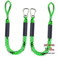 4 Feet Bungee Dock Line for Boats,Built-in Snubber,Dock Lines with Black Green
