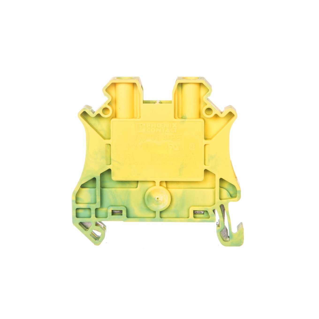 Phoenix Contact Schutzleiterklemme UT 4-PE, Elektronikkabel + Stecker, Grün, Gelb - Image 3