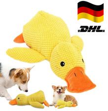 Hundespielzeug mit Quietsch Anti Stress Ente Plüsch Kauspielzeug – Kuscheltier