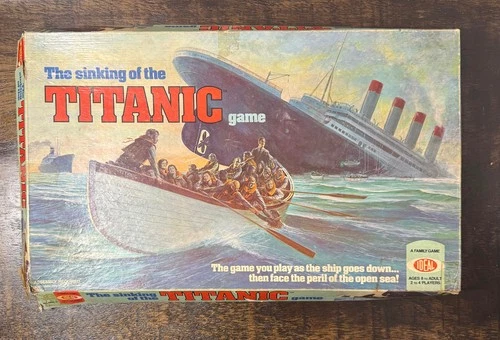 Vintage The Sinking of the Titanic Board Game 1976 Complete By Ideal Games