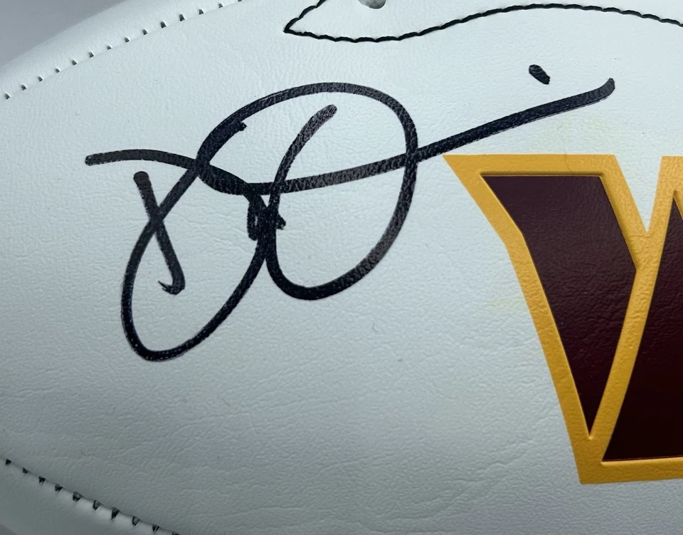 Dan Quinn Signed Washington Commanders White Panel Autographed Football PSA/DNA - Image 2 of 4