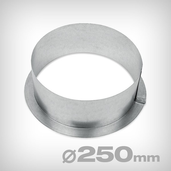 Anschluss-Flansch 250 Mm Wandanschluss FüR LuftschläUche Mauerflansch Bundkragen-image