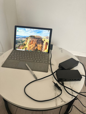 Microsoft Surface Pro 5 Tablet, I5-7300U, 8GB, 256GB, Win10 + Lots of Accessories