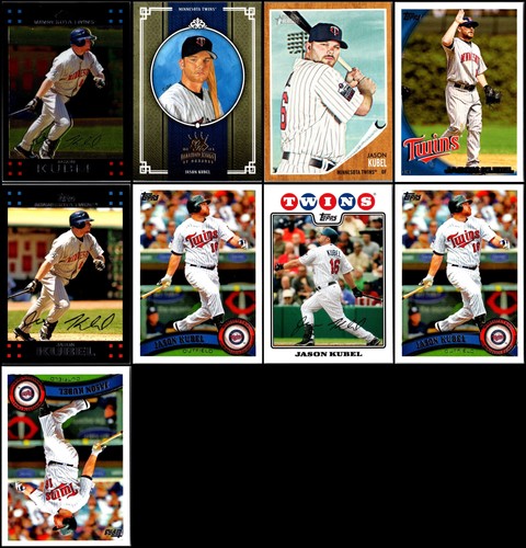 Jason Kubel Minnesota Twins (9) Karten Lot - Running Low - Letzte Chance zu orden...