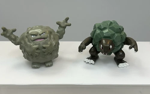 Graveler + Golem Pokémon Vintage TOMY Figure 1990s Nintendo C.G.T.S.J. #117