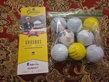 Greenbrier Resort Hotel Danny Lee Ticket 8 Golf Ball Balls Titleist Callaway Ect