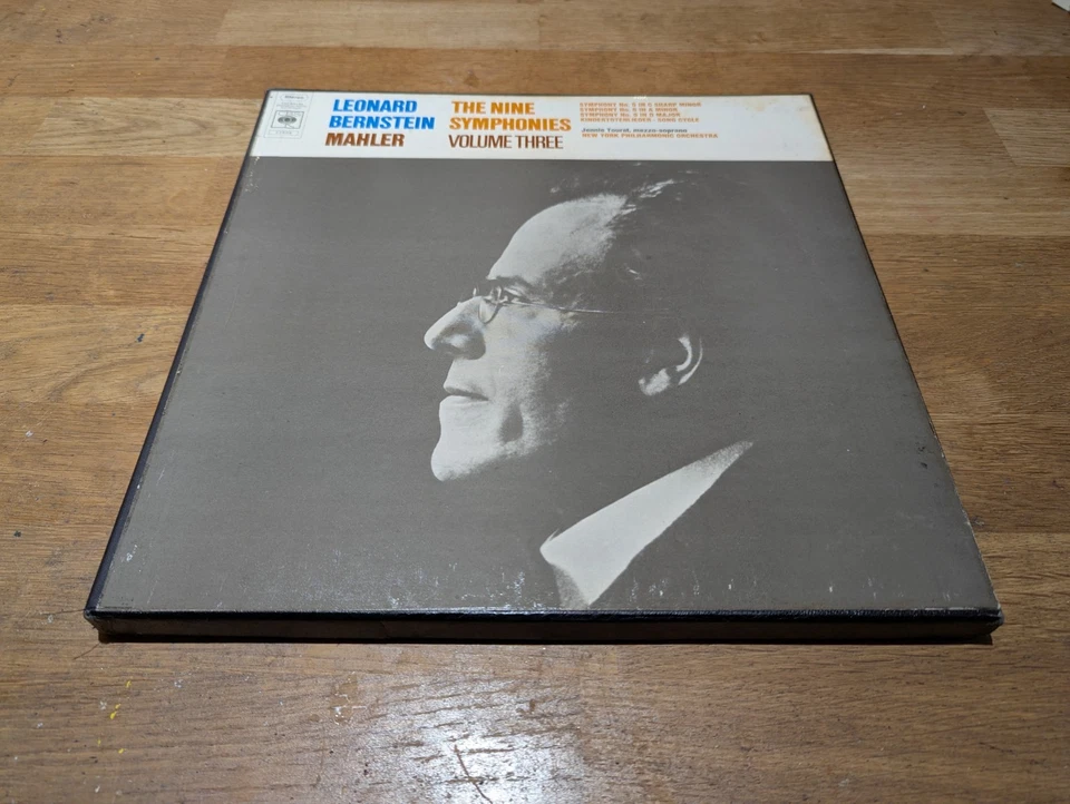 Mahler Symphonies Vol. 3 Bernstein, Jennie Tourel New York PO CBS Box Set NM - Image 2 of 4