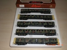 Liliput 837 Schürzenwagen-Set der DR Wehrmacht Militär, Tarnfarben