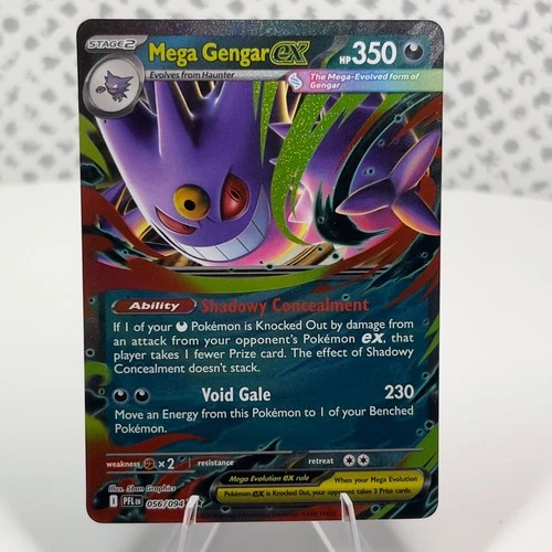 New ListingMega Gengar ex 056/094 Me02: Phantasmal Flames Holo NM