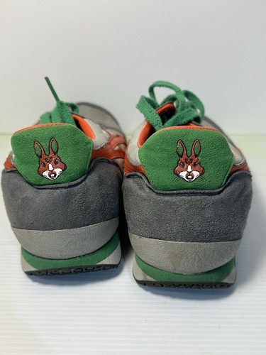 VTG Onitsuka Tiger Ultimate 81 Green Willow Grey Orange Shoes D910N Mens 8 RARE - Picture 8 of 13