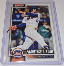 2026 Topps Series 1 MLB Francisco Lindor Image Variation Card #123 New York Mets