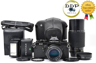 Pentax K2 + SMC PENTAX-M 2:1.4 50mmカバー付き Pentax K2 + SMC PENTAX-M 2:1.4 50mmカバー付き 2 Lens [ N Mint ] Pentax