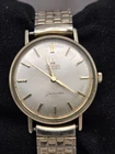 Vintage Omega Seamaster 34mm Silver Tone Dial 14k GF Automatic Mens Watch