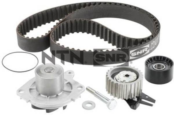 Snr Wasserpumpe + Zahnriemensatz Zahnriemen-Set KDP458.330-image