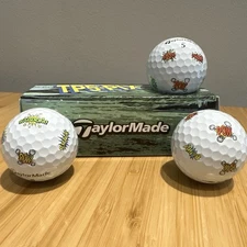 Taylormade TP5 Pix Smash Boom POW Comics 1 sleeve 3 golf balls Kaboom