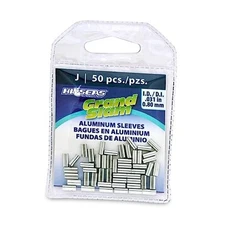  Grand Slam Aluminum Fishing Line Crimp Sleeves - 50 Pc/0.8 Mm Inside Diameter