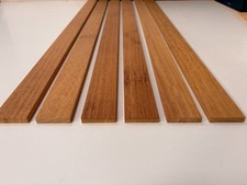 Iroko boat / deck slats - 50mm x 10mm