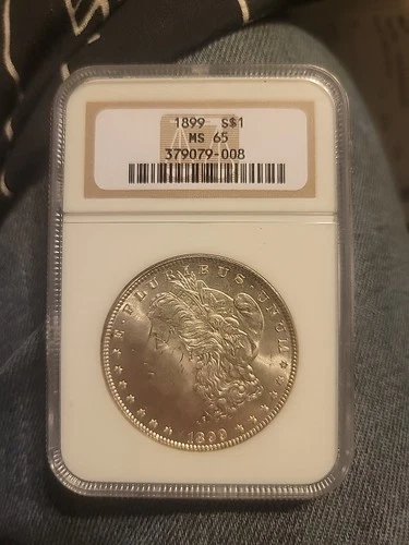 1899 P Morgan Silver Dollar NGC MS-65