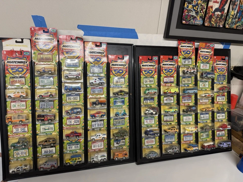 Lote de 45 estados Matchbox Across America serie 50 cumpleaños 2001 Foto 3 de 3