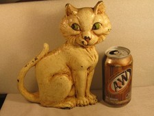 ANTIQUE CAST IRON CAT DOORSTOP GREENBLATT STUDIOS CIRCA 1927