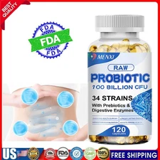 Digestive Enzymes w/ Prebiotic & Probiotics, Gas, Constipation & Bloating Relief