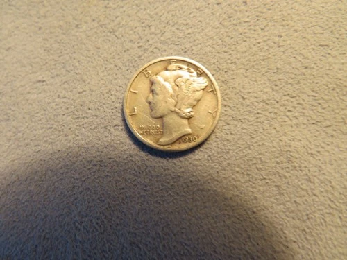 1930 Mercury Dime. XFine