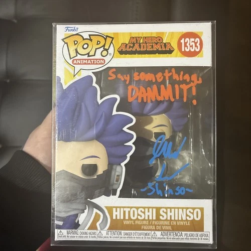 Funko Pop! My Hero Academia Hitoshi Shinso #1353 Sign By Jarrod Greene Certified