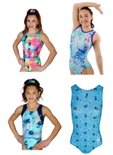NEW! Child Medium Gymnastics or Dance Leotards or Biketards - 20 to choose from