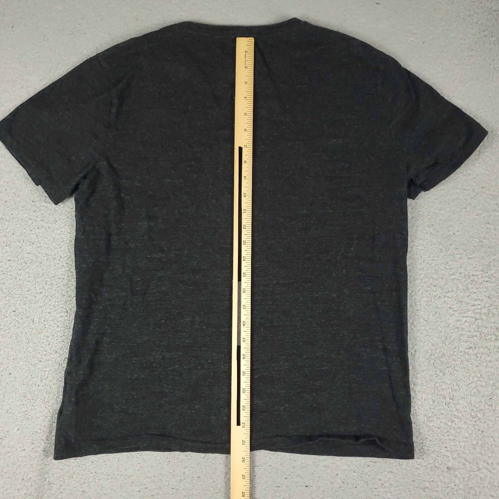 Ralph Lauren T Shirt Uomo Taglia Large Grigio Slim Fit Pony Casual Manica Corta