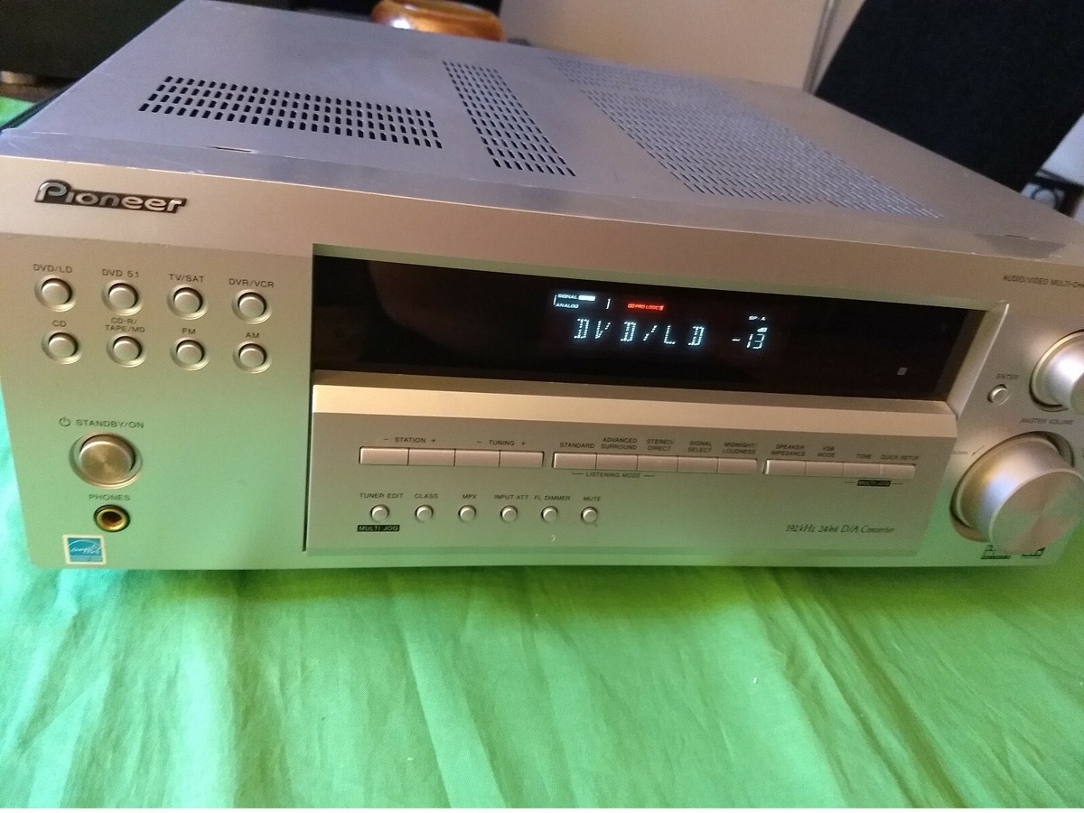 PIONEER VSX-D414S Audio Video Receiver Multi Channel DVD CD VCR