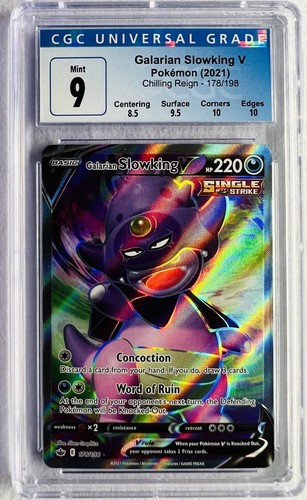 Galarian Slowking V graded CGC 9 for sale on eBay