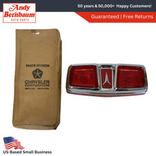 1964 Plymouth Fury Belvedere Savoy Right Taillight Lamp Lens Chrome 2495212 Nos