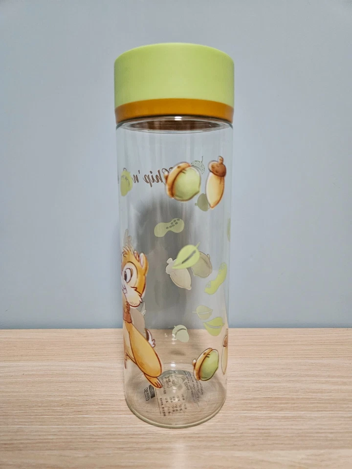 Japón Disney Store Chip n Dale botella de plástico de agua 18 cm 400 ml totalmente nueva Foto 4 de 4