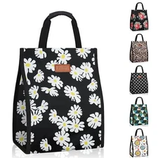 Lunch Bags for Women Insulated Reusable Lunch Tote with Internal Pocket Lunch...
