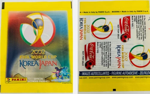 Panini World Cup Korea Japan 2002 confezione sticker sigillata COCA COLA 2° variante