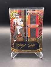 2021 Panini Gold Standard Kyle Trask Dual Rookie Patch Auto /49 Buccaneers