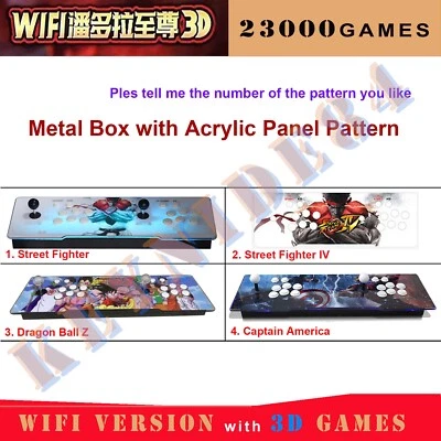 3D WiFi 23000 Games Retro Multi-Player Games Pandora's Box NEW Arcade Classics