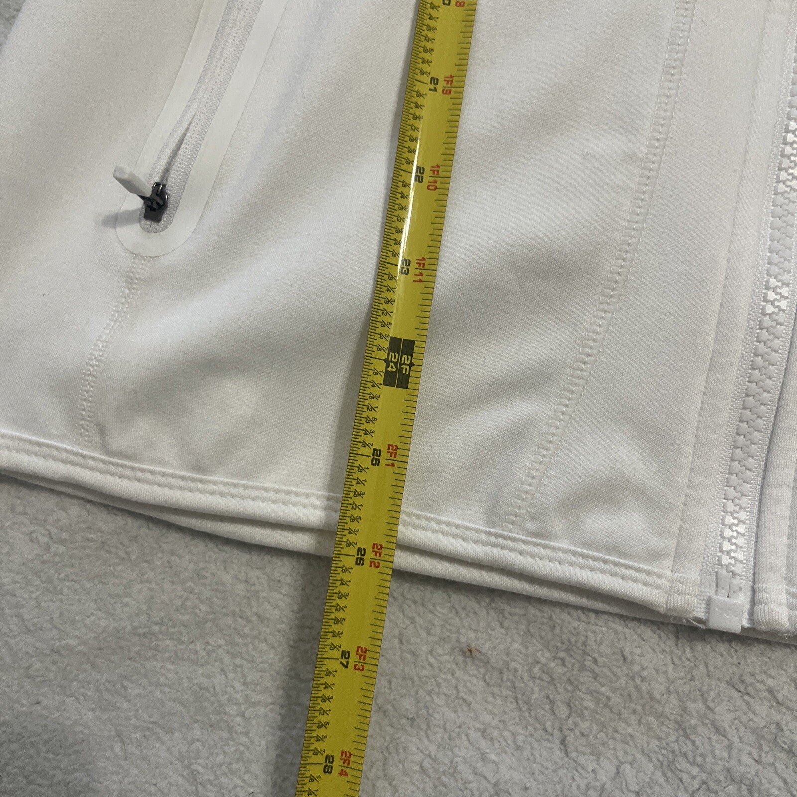 Fabletics Medium Vest White Full Zip Pockets Athl… - image 7