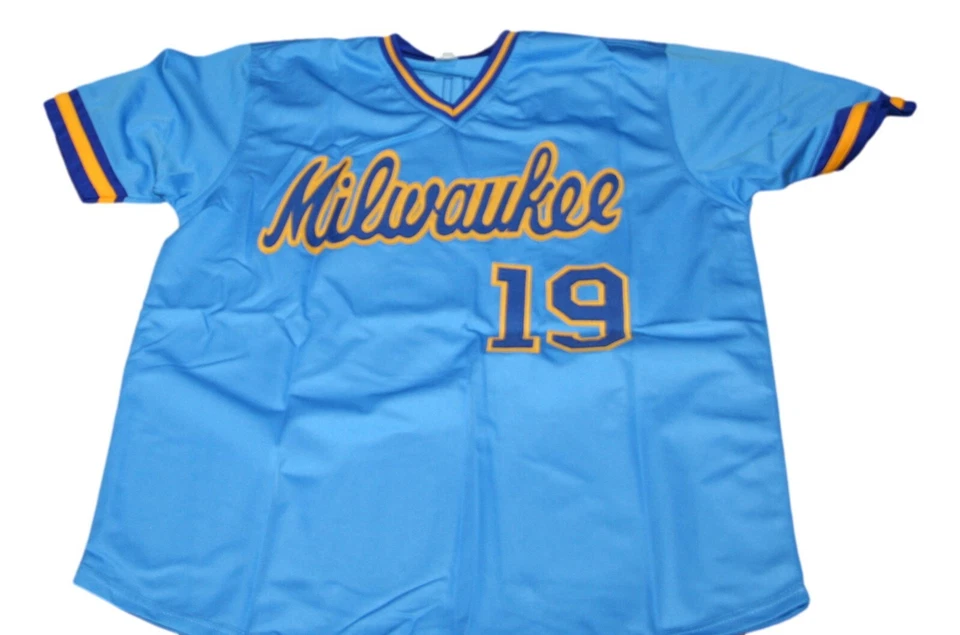 Robin Yount Autographed Baseball Jersey Brewers JSA - Image 3 of 4