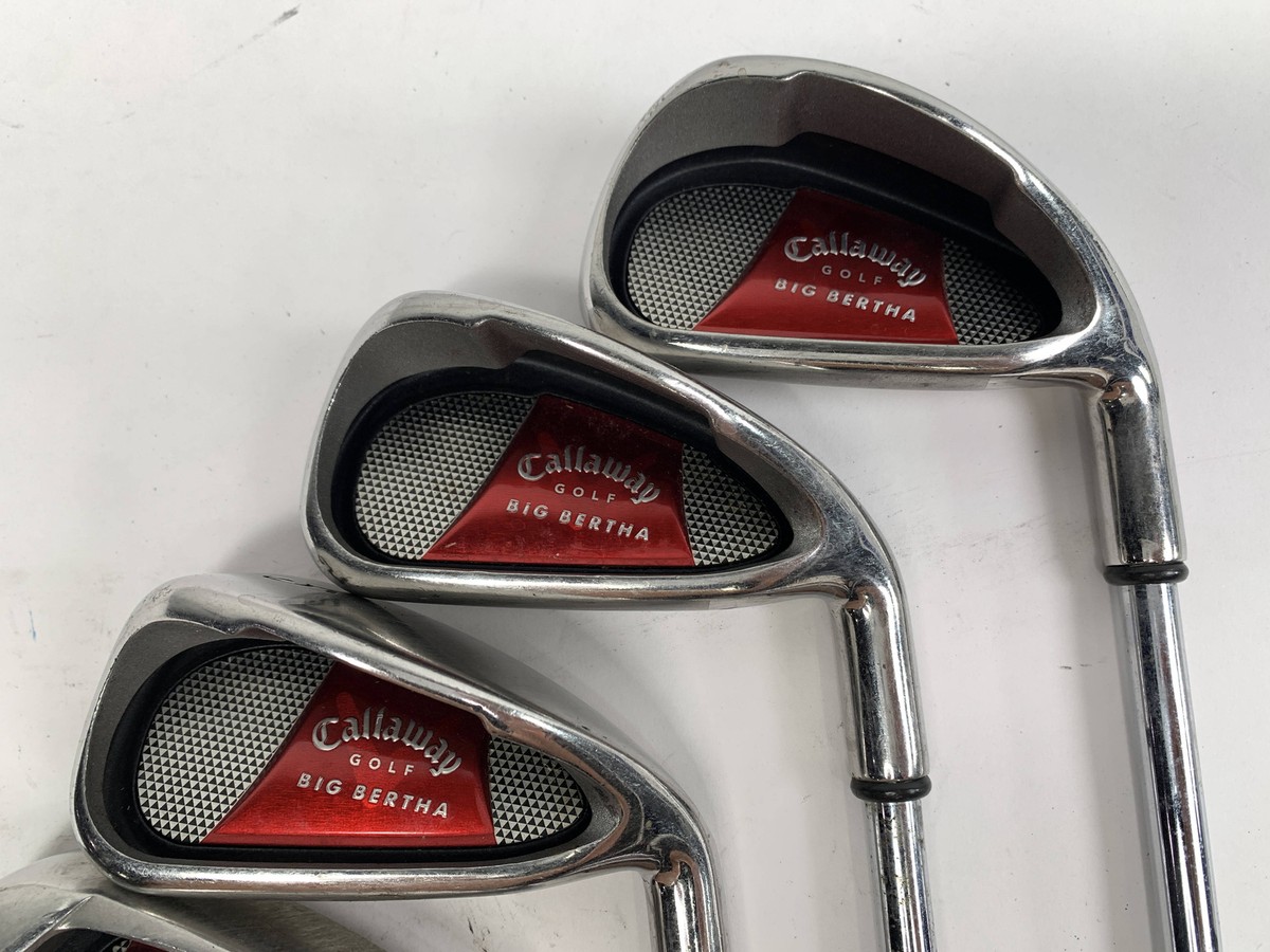 callaway big bertha 　アイアン　9本セット Callaway Big Bertha 2008 Iron Set 3-9 Uniflex Steel Mens RH