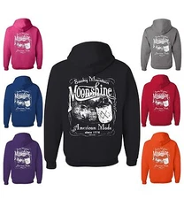 Smoky Mountain Moonshine Hoodie American Tennessee Whiskey Drinking Sweatshirt