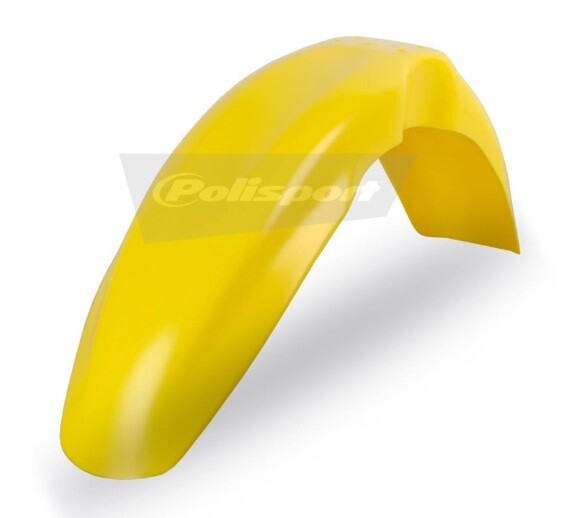 Garde-boue avant Polisport jaune RM 85 2002-2019 injecté polypropylène haute densité