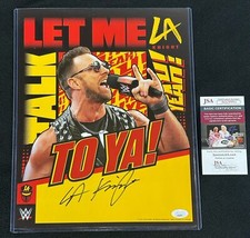 LA Knight Signed WWE Smackdown Let Me Talk To Ya 11x14 Photo JSA COA