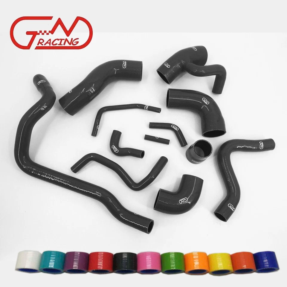 Fit 96-04 Volvo 850 T5 /T5R S70/V70 T5 2.3L Turbo Silicone Boost Radiator Hoses — 第 3/4 张图片