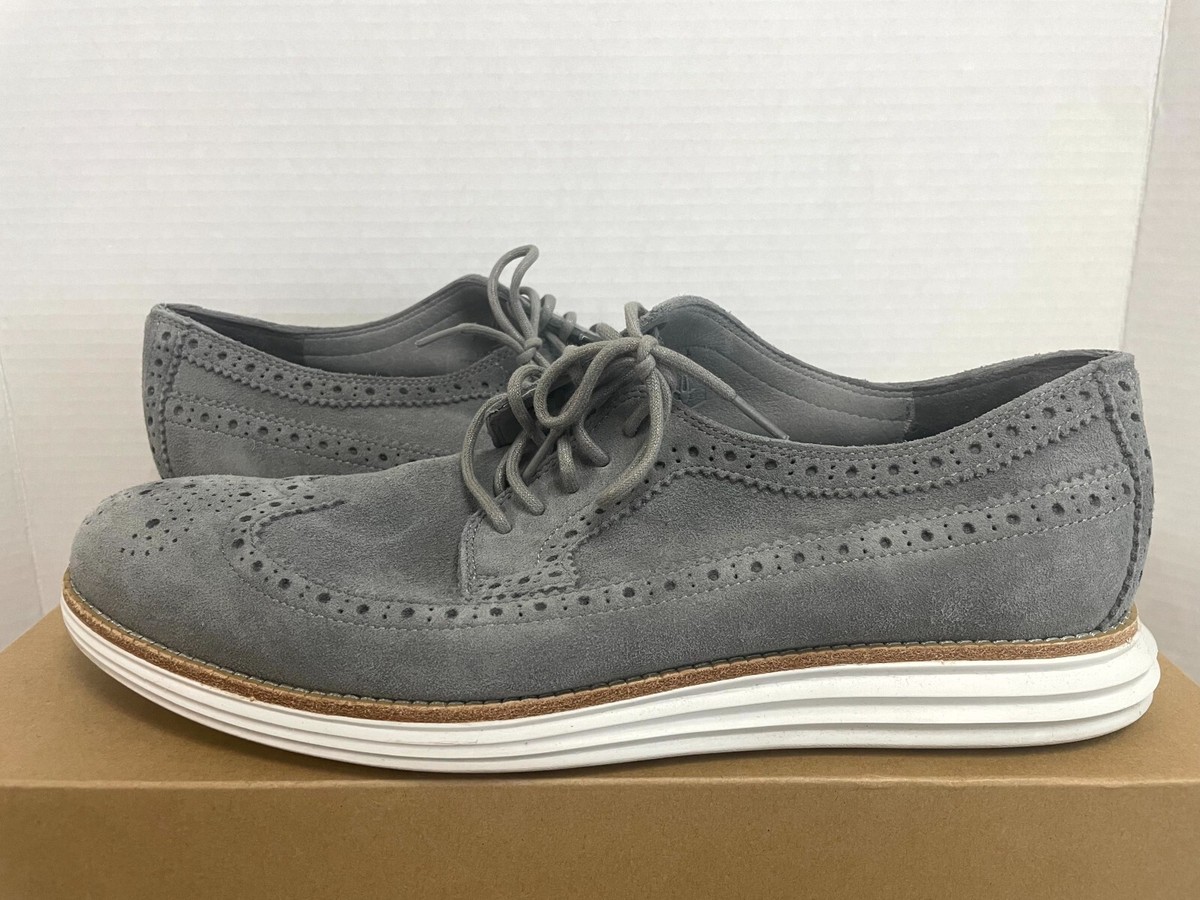 靴 colehaan lunarground long wing 10M(28cm) COLE HAAN LUNARGRAND LONG WINGTIP LIME STONE WHITE SZ 10.5