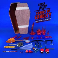 1:12 Super Action Stuff Casket of Cruelty 6" Figure Accessories Blood Weapon set
