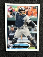 JOSE MOLINA #366 2012 Topps Baseball QTY Tampa Bay Rays