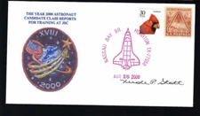 Nicole Stott signed cover NASA Space Shuttle Astronaut Group 18