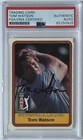 1981 81 DONRUSS GOLF PGA TOUR TOM WATSON SIGNED CARD PSA DNA COA AUTOGRAPHED