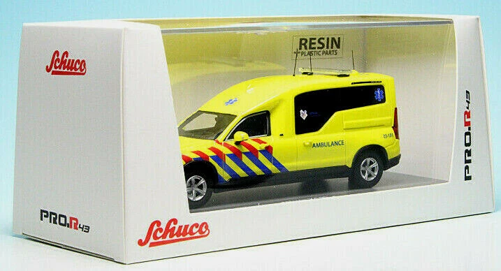 Maravilloso coche modelo resina 1:43 VOLVO XC90 NILSSON AMBULANCIA (NL) - amarillo/azul/rojo Foto 2 de 2